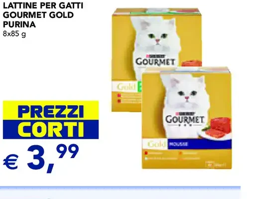 Lattine per gatti Gourmet Gold