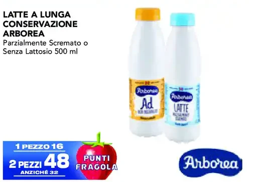 Latte a lunga conservazione Arborea