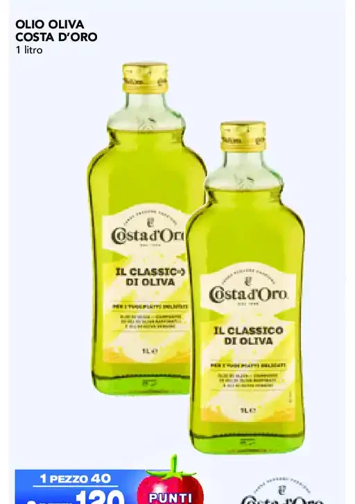 Olio oliva Costa d'Oro
