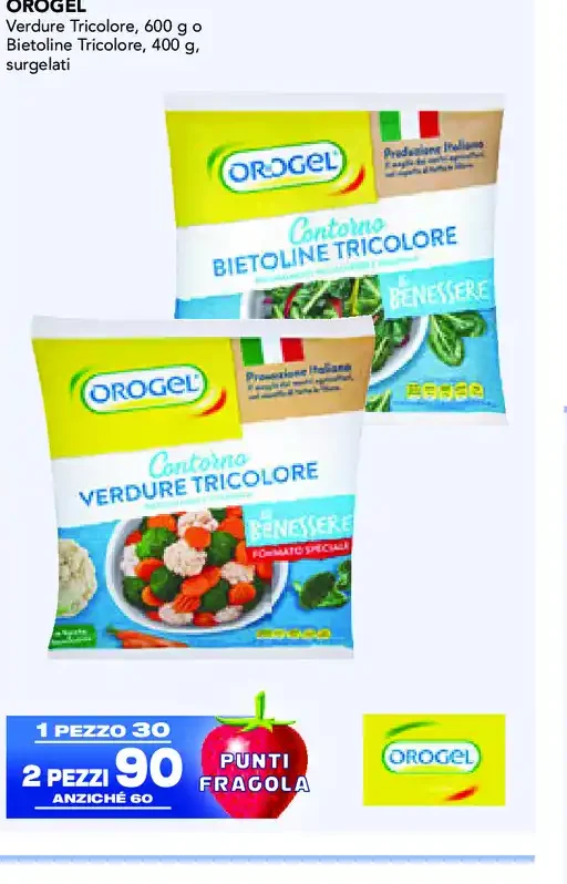 Verdure surgelate Orogel