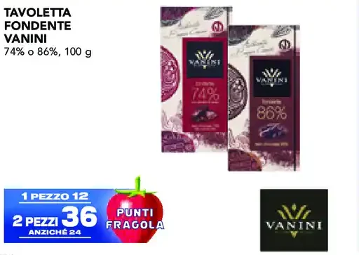 Tavoletta fondente Vanini