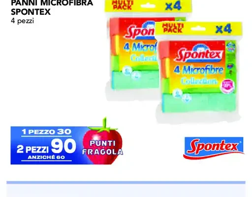 Panni microfibra Spontex