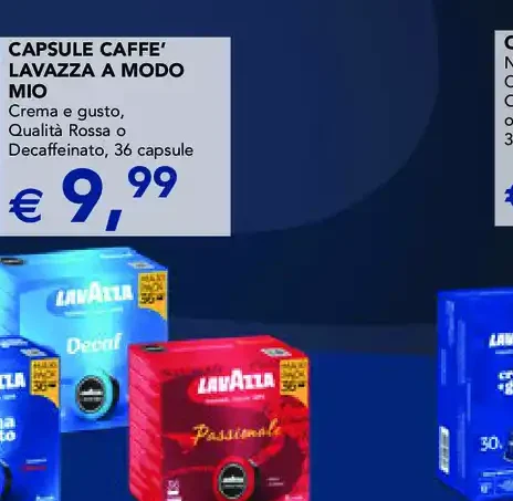 Capsule caffè Lavazza A Modo Mio