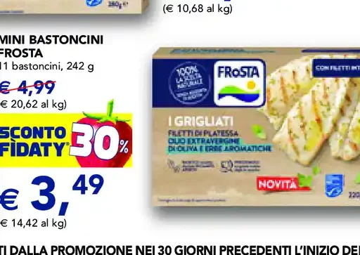 Mini bastoncini Frosta