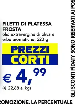 Filetti di platessa Frosta
