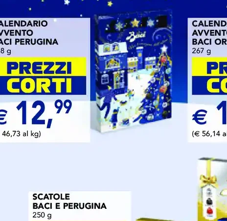 Calendario avvento Baci Perugina