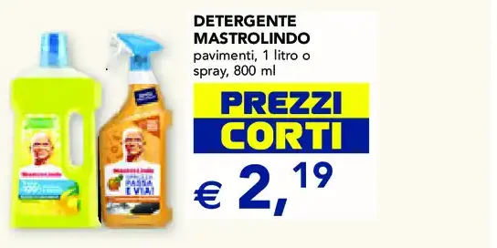 Detergente pavimenti Mastro Lindo