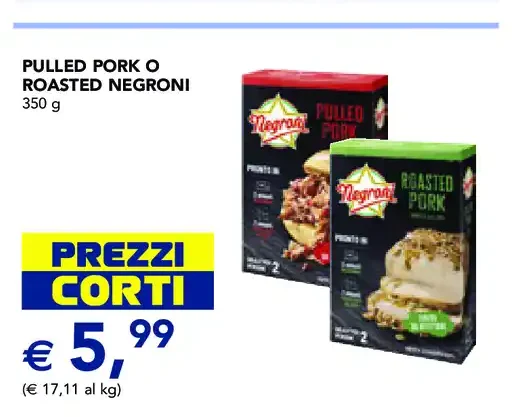 Pulled pork Negoni