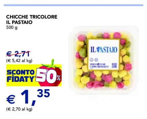 Chicche tricolore Il Pastaio