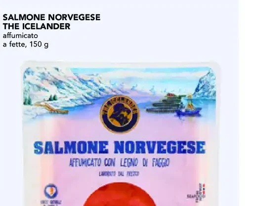 Salmone norvegese affumicato The Icelandic