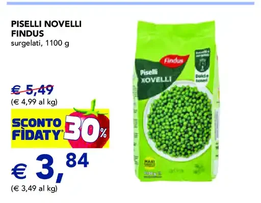 Piselli Novelli Findus