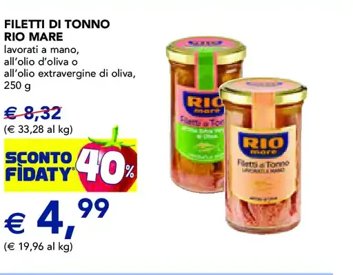 Filetti di tonno Rio Mare