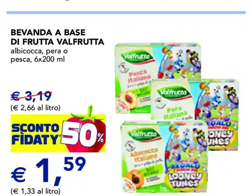 Bevanda alla frutta Valfrutta