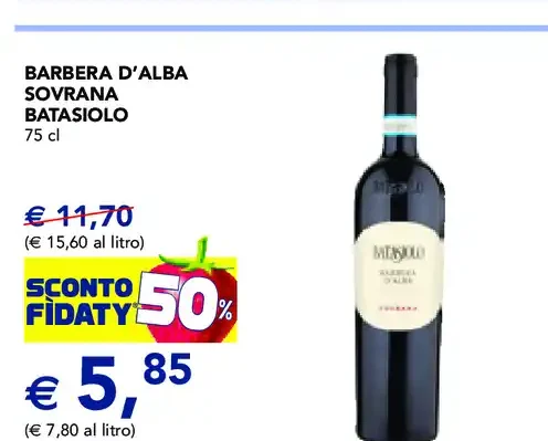 Barbera d'Alba Sovrana Batasiolo