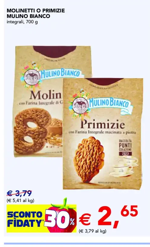 Molinette o Primizie Mulino Bianco