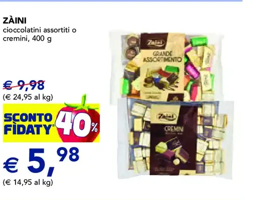 Zaini assortiti