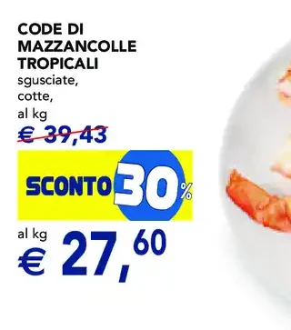 Code di mazzancolle tropicali