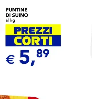 Puntine di suino
