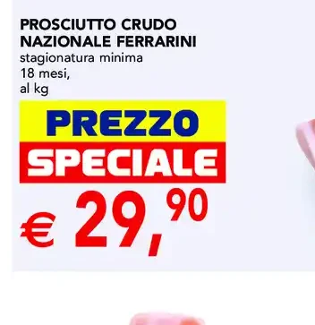 Prosciutto crudo nazionale Ferrarini