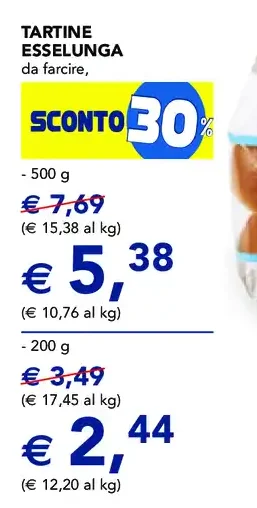 Tartine Esselunga