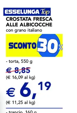Crostata fresca alle albicocche