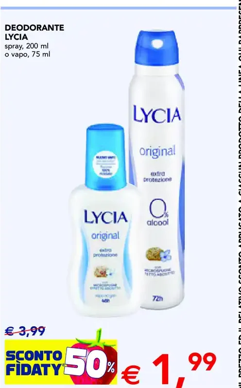 Deodorante Lycia