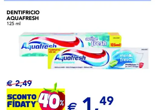 Dentifricio Aquafresh