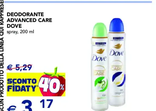 Deodorante Dove Advanced Care