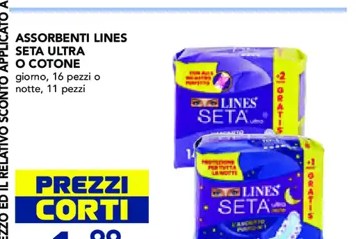 Assorbenti Lines Seta Ultra