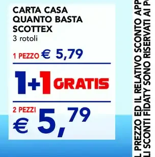 Carta casa Scottex Quanto Basta