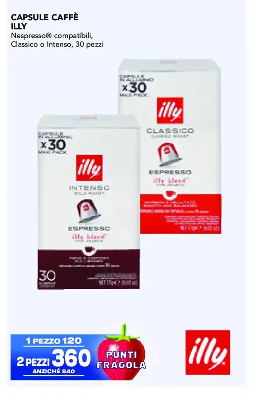 Capsule caffè Illy Nespresso compatibili 30 pezzi