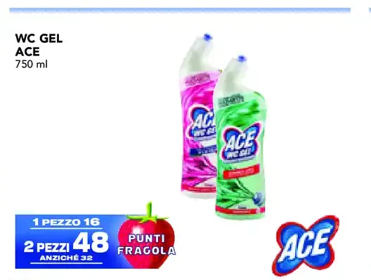 WC gel Ace 750 ml