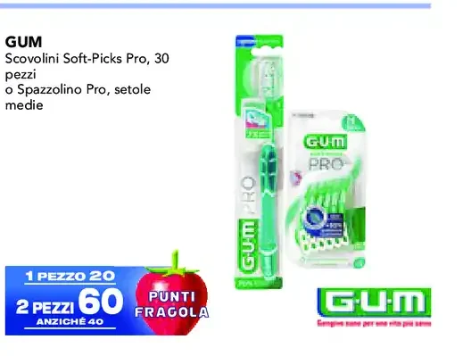 GUM Soft-Picks Pro o spazzolino Pro
