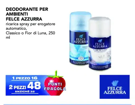 Deodorante per ambienti Felce Azzurra 250 ml