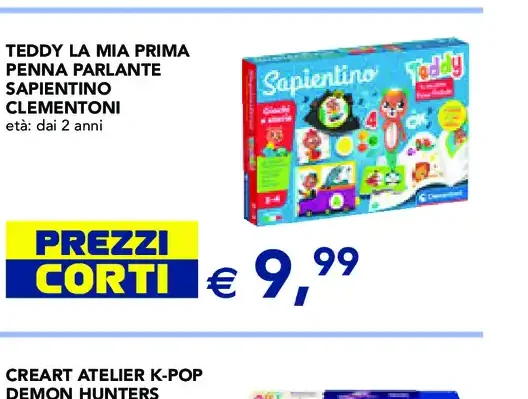 Teddy La Mia Prima Penna Parlante Sapientino Clementoni