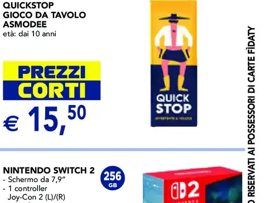 Quickstop gioco da tavolo Asmodee