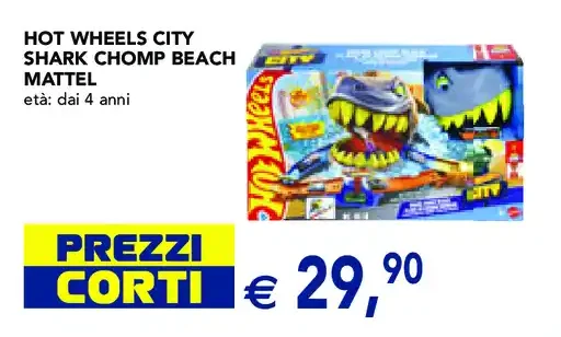 Hot Wheels City Shark Chomp Beach Mattel