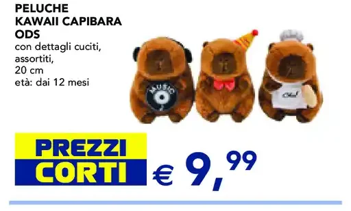 Peluche kawaii capibara ODS
