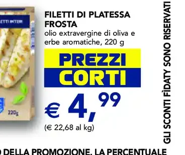 Filetti di platessa Frosta