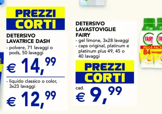 Detersivo lavatrice Dash
