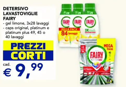 Detersivo lavastoviglie Fairy