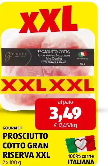 Prosciutto cotto Gran Riserva XXL