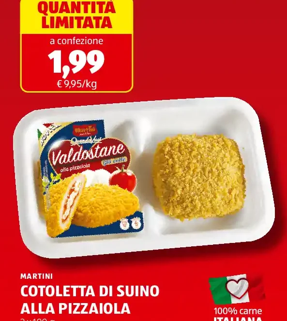 Cotoletta di suino alla pizzaiola