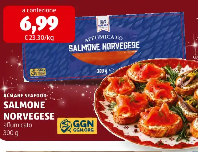 Salmone norvegese affumicato