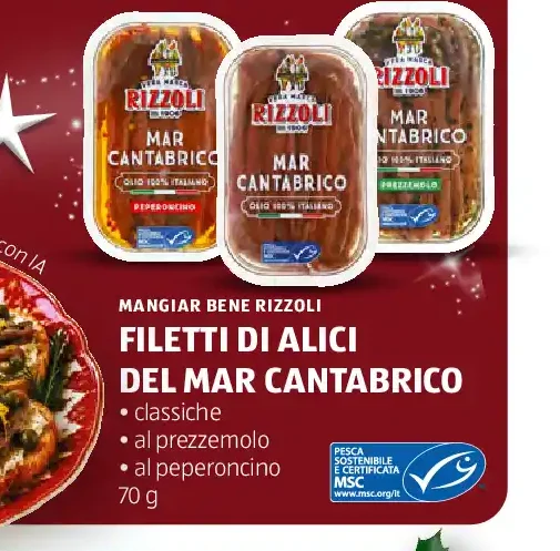 Filetti di alici del Mar Cantabrico