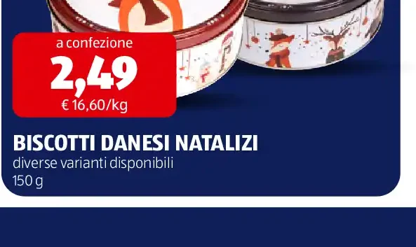 Biscotti danesi natalizi