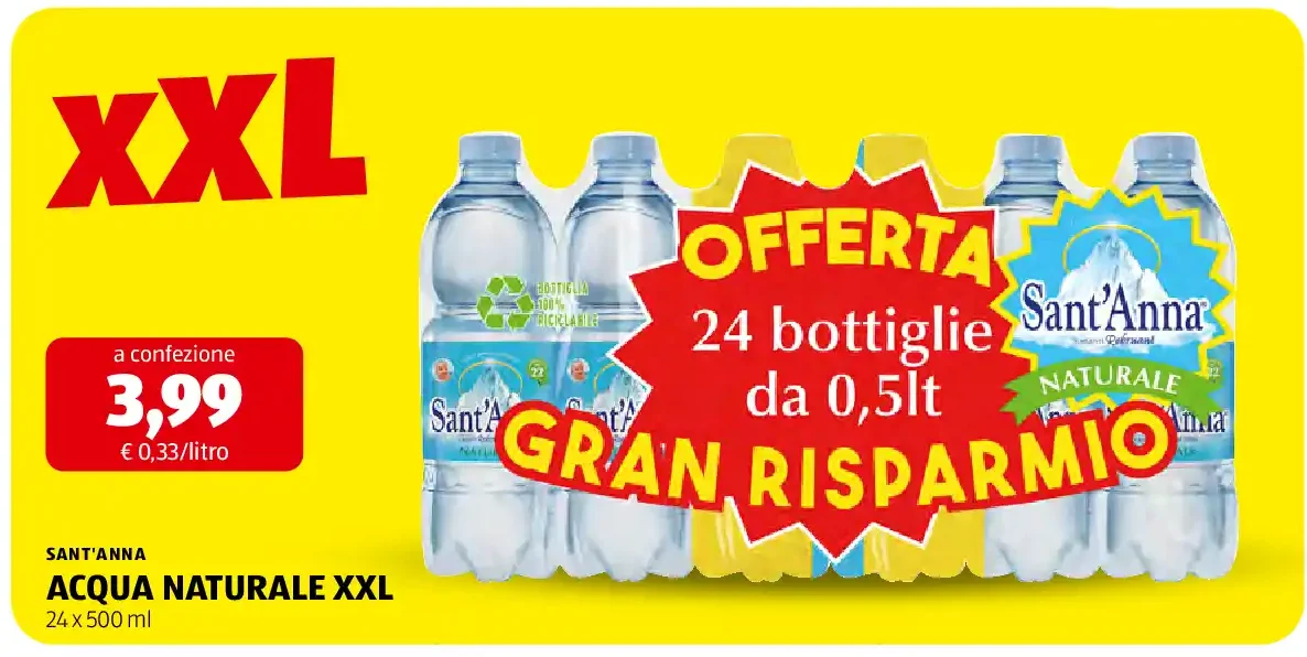 Acqua naturale XXL