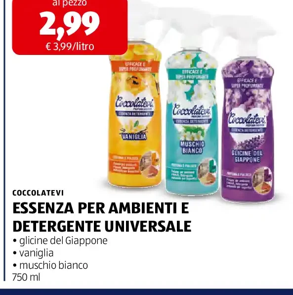 Essenza per ambiente e detergente universale