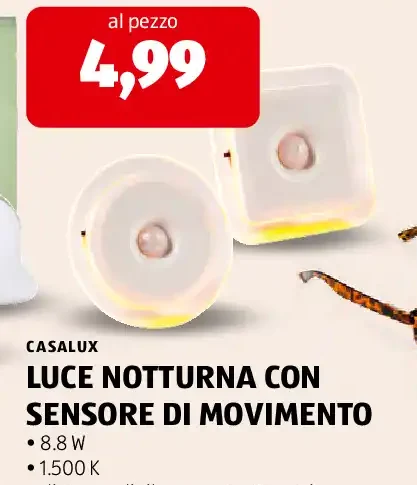 Luce notturna con sensore di movimento