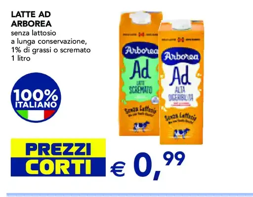Latte AD Arborea